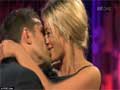 Alex Reid and Chantelle Houghton kissing on RTE One after getting engaged live on TV