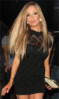 Chantelle Houghton at Faces nightclub Essex